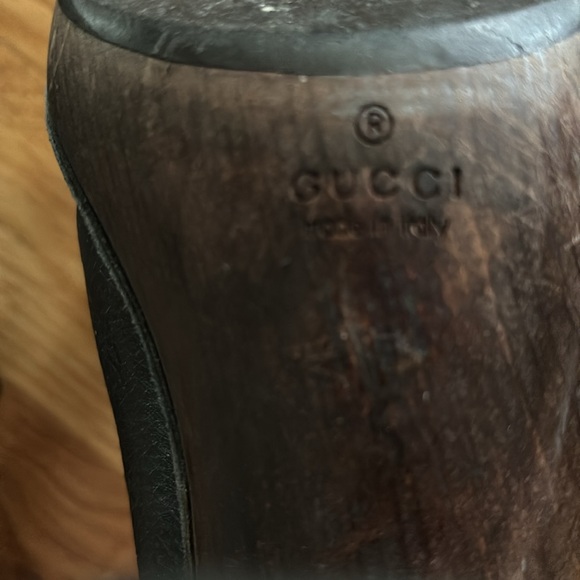 Gucci Black leather clogs - Picture 7 of 10